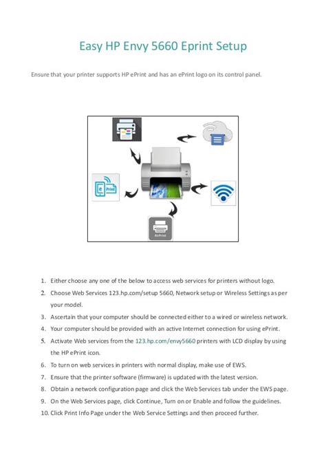 Easy HP Envy 5660 Eprint Setup