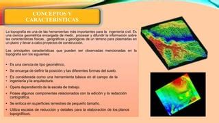 Topofrafia General Usos Y Tipo Y Aplicaciones Ppt