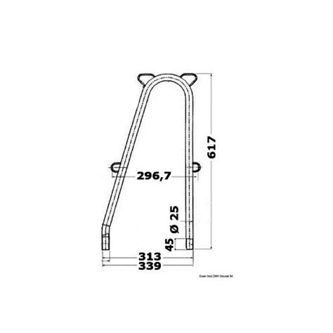 Osculati Double Candlestick Without Bar Osc Comptoir Nautique