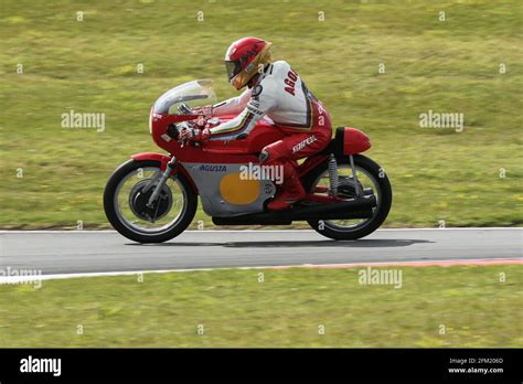 Giacomo Agostini 500cc 3 Zylinder Mv Agusta Stockfotos Und Bilder