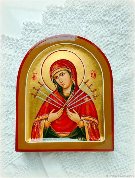 softener of evil hearts Seven arrows icon of the Theotokos купить