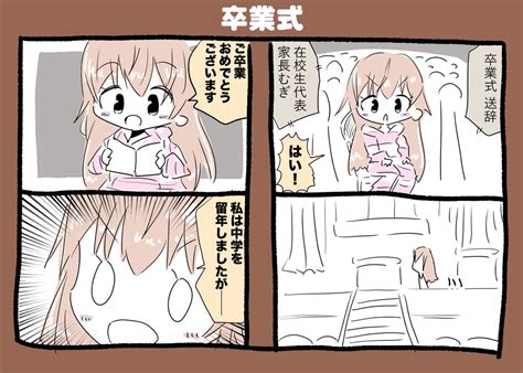 「家長むぎちゃん漫画 むぎあーと 」つむぎゆりの漫画