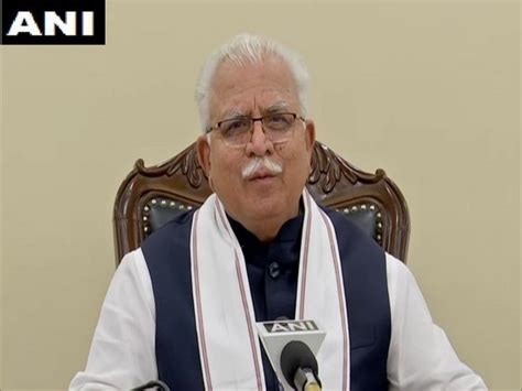 Haryana Govt Committed To Procure Farmers Crops On Msp Cm Manohar Lal