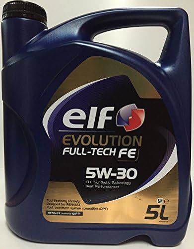 Aceite Motor Elf Evolution Full Tech Fe 5w 30 5 Litros 5 Ltrs 1 X 5 L Amazones Coche Y Moto