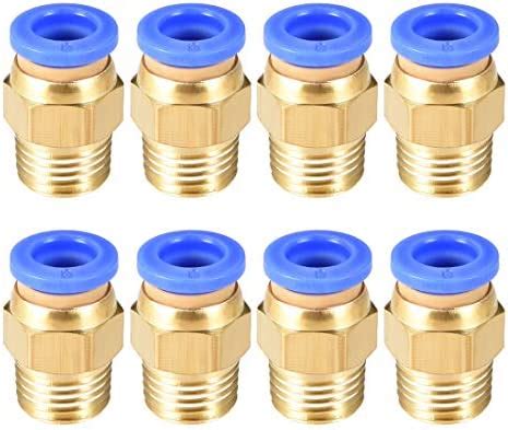 Uxcell Straight Pneumatic Push To Quick Connect Fittings Npt Male X