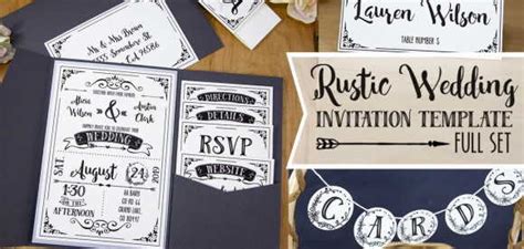 Rustic Wedding Invitation Templates : Wedding See