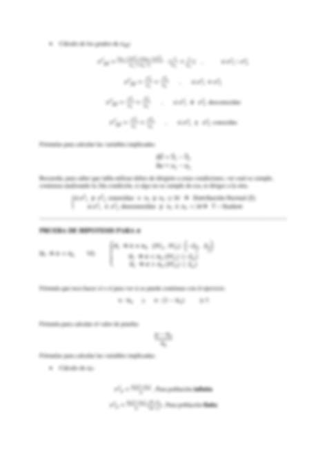 SOLUTION Estadistica Inferencial Formulas Prueba De Hipotesis Studypool