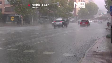 Chaos Durch Unwetter In Spanien Bis Zu 216 Liter Regen Pro Quadratmeter