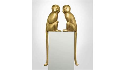 These Two Bronze Monkey Sculptures Just Sold For 7 5 Million At Sothebys