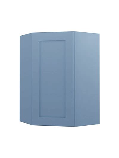 AX WDC2436 Xterra Blue Shaker 24 Diagonal Corner Wall Cabinet