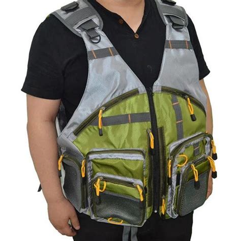 Fly Fishing Vest Fishing Back Multifunction Pockets Fishing Backpack ...