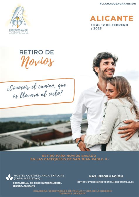 RETIRO DE NOVIOS SECRETARIADO DE FAMILIA Y VIDA ORIHUELA ALICANTE