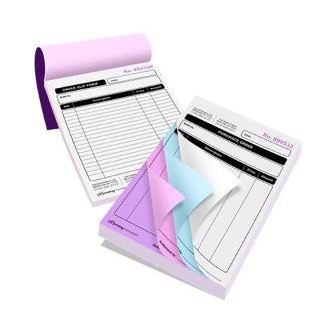 Carbonless Receipt Book Printing - YBJ BOOK PRINTING