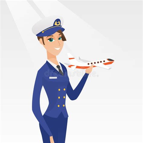 Airline Female Pilot Stock Illustrations 800 Airline Female Pilot