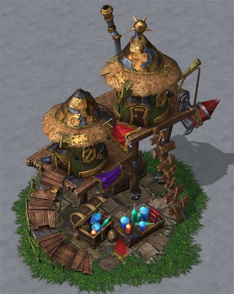 Модели строений Альянса/Орды в Warcraft III: Reforged