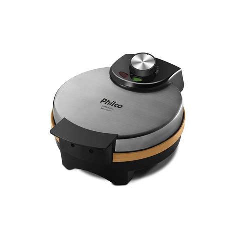 Maquina De Waffle Philco - Máquina de Waffle Philco Maxx Gold PWM02PG 850W Inox - 220V - Único ...