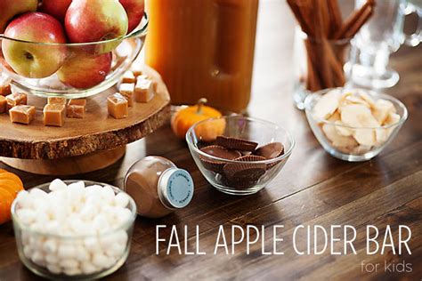 Fall Apple Cider Bar — All for the Boys