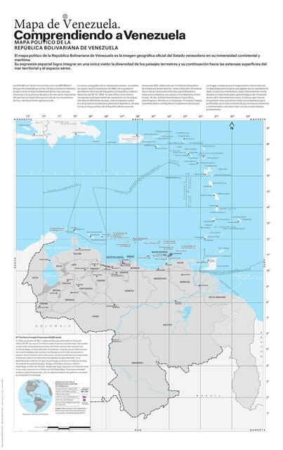 Mapa Pol Tico De La Rep Blica Bolivariana De Venezuela Historia