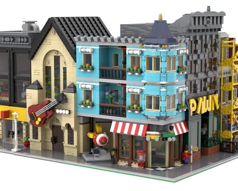 LEGO MOC Townhouse Toy Store Modular Modification (31105) by Soandso ...