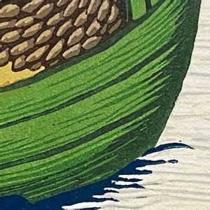 The Owl And The Pussy Cat Reduction Lino Print Limited Edition Edward Lear Original Art Etsy