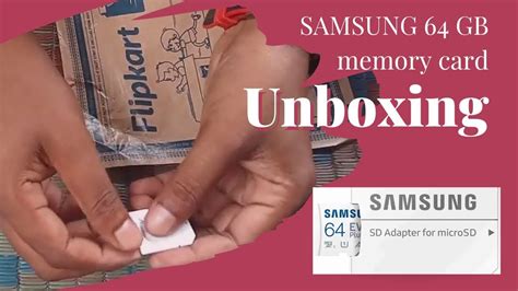 Samsung Evo Plus 64 Gb Micro Memory Card With Adapter Unboxing Tec Sandeep Youtube