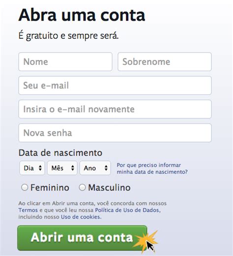 Criar Uma Conta No Facebook Como Criar Uma Conta Ou Perfil No Facebook