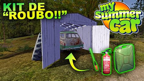 Vou Roubar O Carro Do Doido Do Baralho My Summer Car Youtube