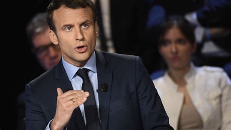 Macron Le Pen Clash In French Election Debate