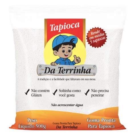 Massa Goma De Tapioca Sem Gl Ten Da Terrinha G Amazonative