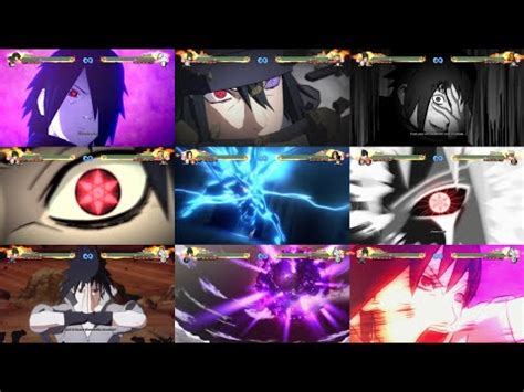 Naruto Shippuden Ultimate Ninja Storm 4 Todos Los Jutsus De Sasuke