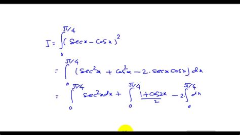 Evaluate The Following Integrals Secx Cosx D X Numerade