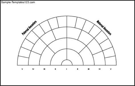 Fan Chart Family Tree Template