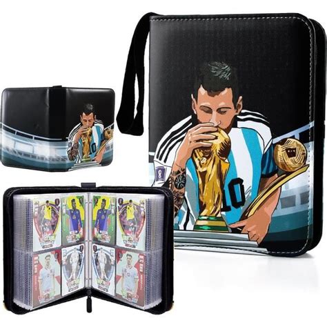 Ronaldo Messi Haaland Classeur de Carte Album Carte Porte Carte De à