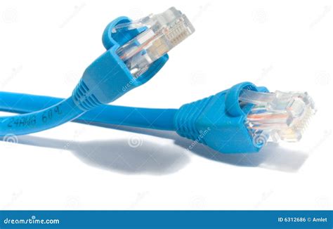 Twisted Pair-a Cable That Is Used For Mounting Rj-45 Networks Stock Photography | CartoonDealer ...