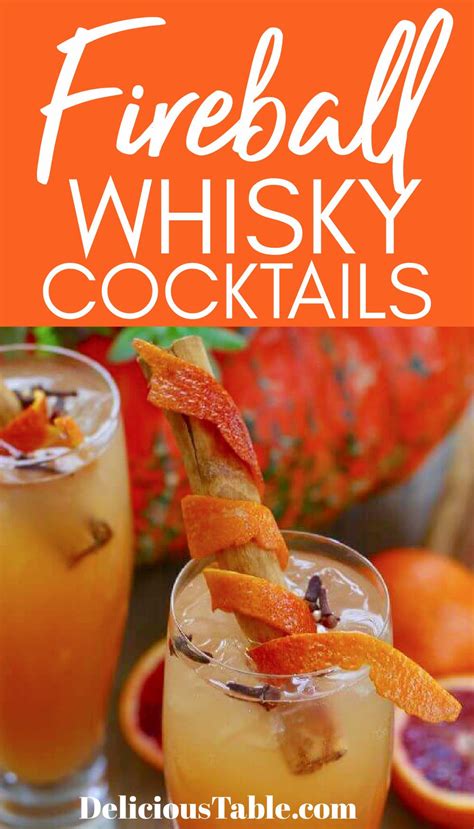 Fireball Whisky Cocktails | Recipe | Whisky cocktails, Fireball ...