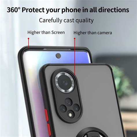 Coque Huawei Nova Honor Avec Porte Anneau Protection Antichoc Anti