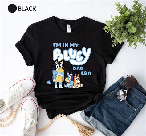 Bluey In My Bluey Dad Era Tee Bandit Heeler Theme Shirt Unisex S Xl Hot Trending Shirt
