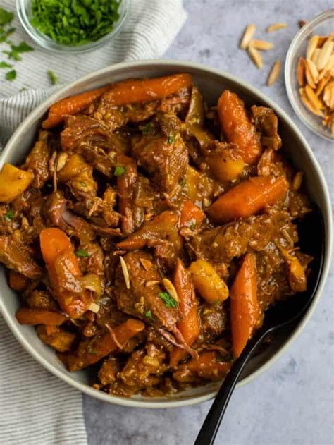 Slow Cooker Lamb Tagine (Moroccan Lamb Stew) - Danas Table