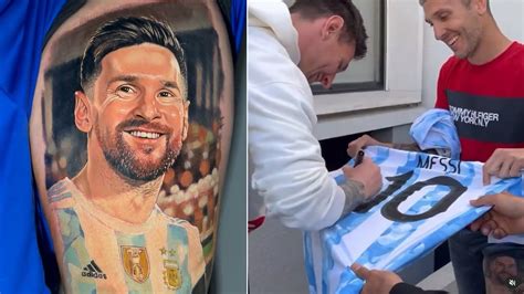 Sus Tatuajes De Messi Son Furor Yeyo El Talentoso Artista Que Tiene