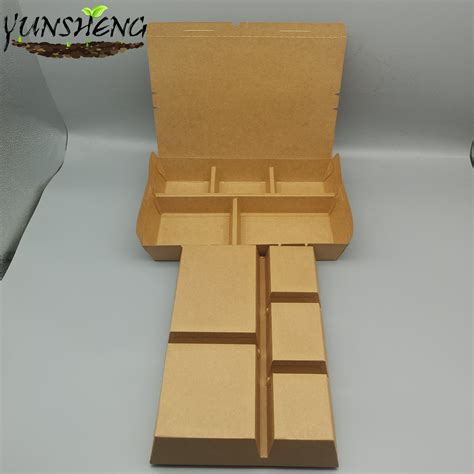 Biodegradable Compostable Kraft Takeaway Food Box With Divider China