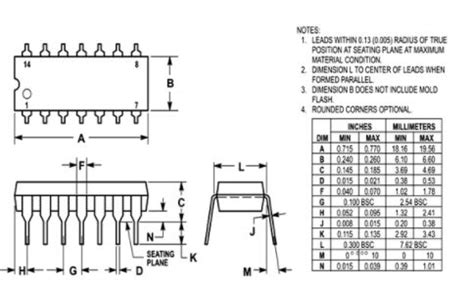 74LS00Quad Two Input NAND Gate Pinout Diagram Features Datasheet