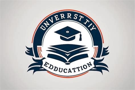 Premium Photo University Education Logo Design Vector Template