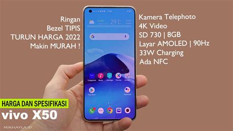 Vivo X Harga Dan Spesifikasi Turun Harga Layar Amoled Bezel