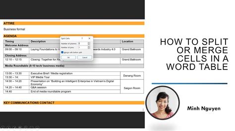 How To Merge Cells Or Split Cells In A Word Table 2022 Update Youtube