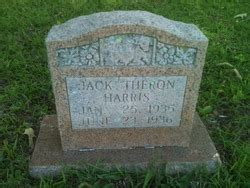 Jack Theron Harris M Morial Find A Grave