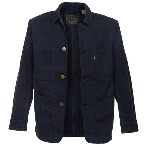 Lyst Levis Levis Engineers Indigo Herringbone Jacket In Blue For Men