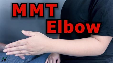 Manual Muscle Testing Mmt Elbow Youtube