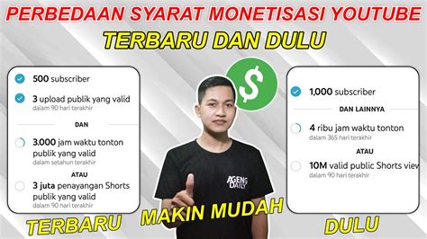 Perbedaan Syarat Monetisasi Terbaru Dengan Monetisasi Dulu Youtube