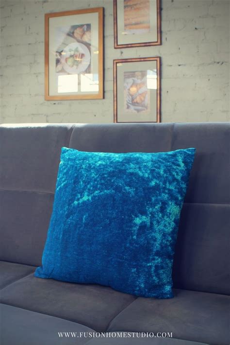 Blue Velvet Throw Pillow Designer Velvet Cushion | Etsy | Elegant home decor, Stylish interior ...