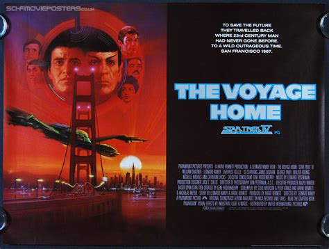 Star Trek IV: The Voyage Home (1986) - Original British Quad Movie Poster